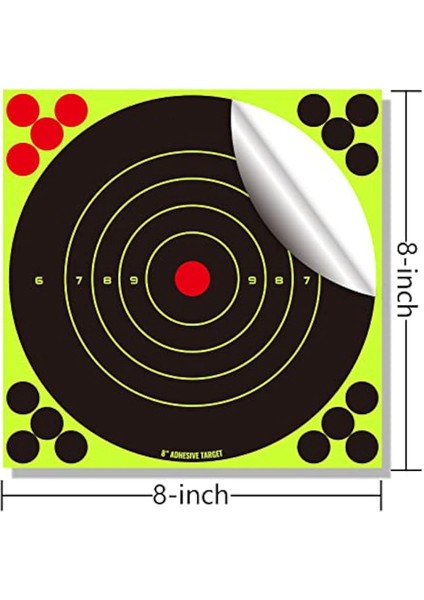 100 Adet Floresan Yeşil Hedef Çıkartmaları Yay ve Çıkartmalar (Yurt Dışından) indirimleri