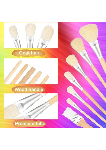 Akrilik Boya Fırçalarını Akrilik Suluboya Yağlı Boya Sanatı Için Karıştırma (Yurt Dışından) fiyatları