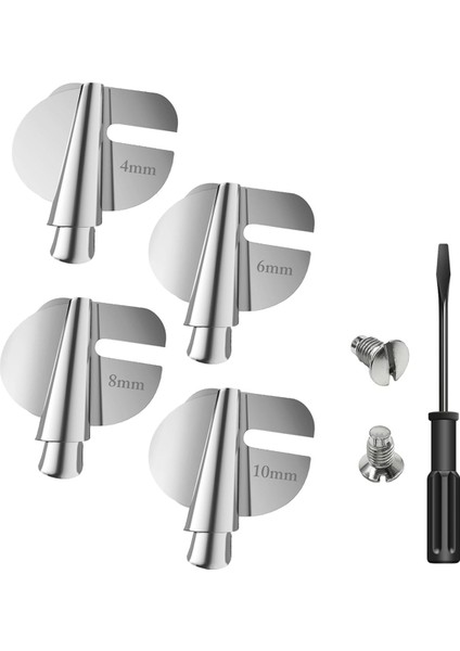 4 Boyut Geniş Dar Dikiş Makinesi Baskı Ayağı Seti 4 Adet 46810MM (Yurt Dışından)