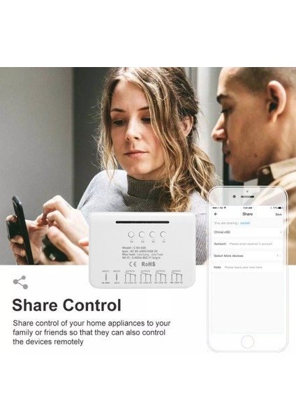 Ewelink Röle 4ch Akıllı Ev Anahtar Modülü Wifi Rf 85V-250V 16A Röle Radyo Frekansı Uzaktan Kumanda Akıllı Zamanlayıcı (Yurt Dışından) fırsatları