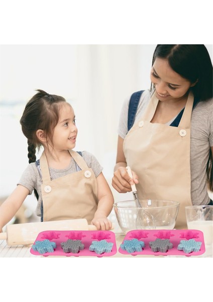 3 Paket Noel Kar Tanesi Silikon Mum Sabun Kalıpları Kendin Yap (Yurt Dışından) fiyatları