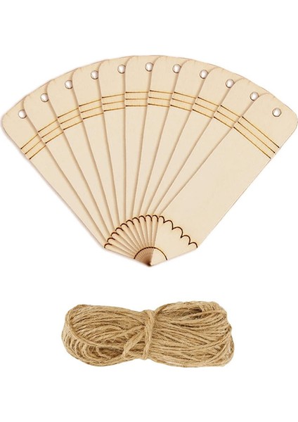 100 Adet Ip ve Delikli Boş Ahşap Ayraçlar (Yurt Dışından)