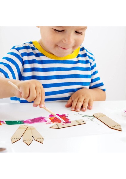 100 Adet Ip ve Delikli Boş Ahşap Ayraçlar (Yurt Dışından) modelleri