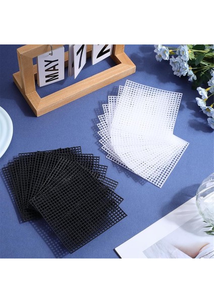 20 Adet Plastik Tuval Levhalar 10X10CM Plastik Örgü Iğne Oyası Tuval (Yurt Dışından) modelleri