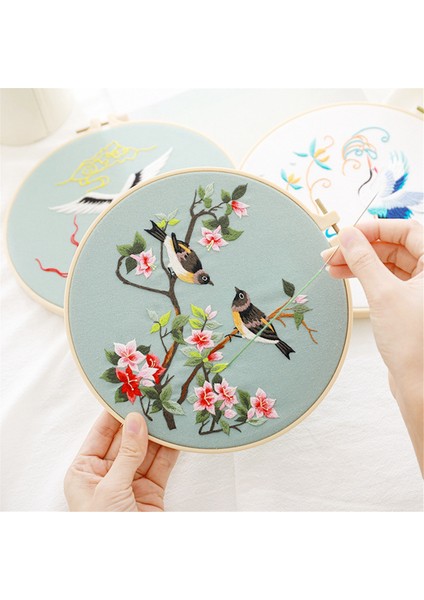 Yeni Başlayanlar Için 3 Set Dıy Nakış Seti Renkli Iplikler Araçlar Dahil (Yurt Dışından) fırsatları