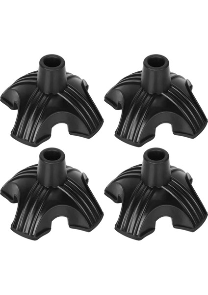 Baston Için 4-Çatallı Yedek Ayak Dört Bacaklı Baston Ayak Kılıfı 4 Adet (Yurt Dışından)