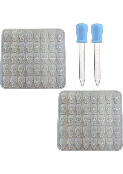 Kafatası Silikon Kalıp Cadılar Bayramı Dekorasyonu Yeniden Kullanılabilir Üretim Kalıbı (Yurt Dışından)