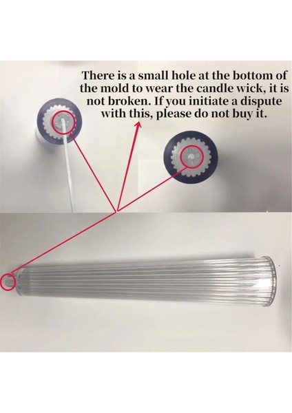 Çizgili Uzun Direk Sütun Aromaterapi Mum Kalıp Seti Kendin Yap El Yapımı (Yurt Dışından) fiyatları