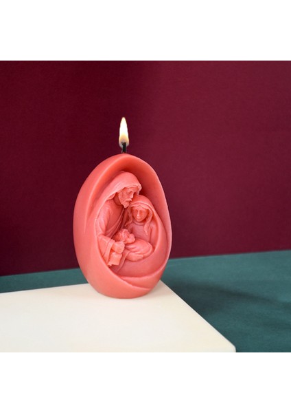 Aile Mum Kalıbı Isa Heykelciği Silikon Kalıp (Yurt Dışından) modelleri