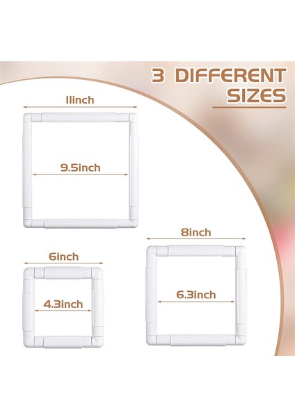 Kare Nakış Beyaz Dıy Dikiş Araçları Yorgan Ipek - Boyama (Yurt Dışından) fırsatları