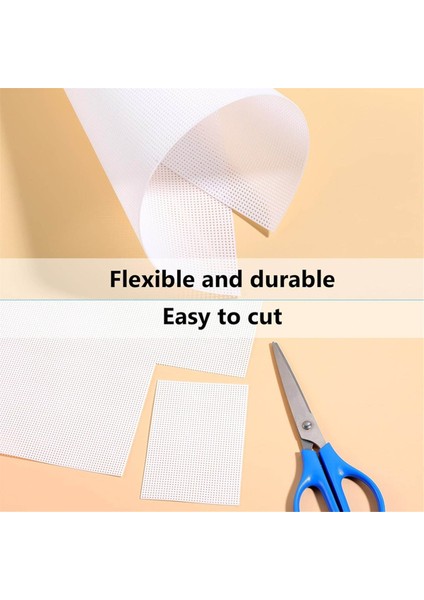 6 Adet Plastik Kanvas Çarşaf Nakış Gözü Ağları (Yurt Dışından) modelleri