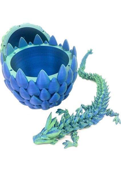 Esnek Inci Parlaklığında Ejderha Yumurtası-Sürpriz Yumurta Süsleri A (Yurt Dışından)