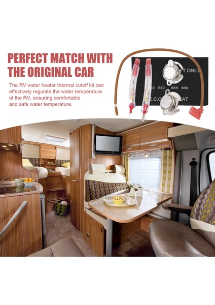 Rv Su Isıtıcısı Termal Kesme Kiti - Atwood 91447 93866 Modelleri Için Eco Termostat Montajı Gch6-4e Gch6-6e G6A-7E (Yurt Dışından)
