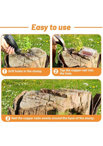 Ağaç Kütüğü Köklerini Öldürmek Için 25 Adet Bakır Çivi (Yurt Dışından) fırsatları