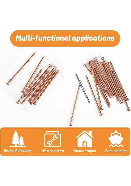 Ağaç Kütüğü Köklerini Öldürmek Için 25 Adet Bakır Çivi (Yurt Dışından) indirimleri