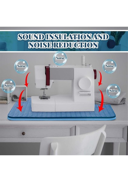 2 Adet Dikiş Makinesi Susturma Matı Pedal Matı Dikiş Makinesi Matı Mavi (Yurt Dışından) fırsatları