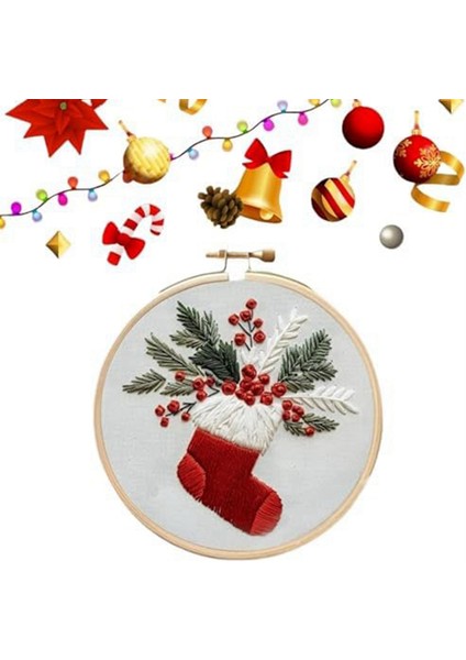 Tamamlanmamış Noel Serisi Çarpı Dikişli Çanta Süsler (Yurt Dışından) indirimleri