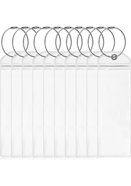 10 Paket Bavul Etiketleri Seyahat Bagaj Etiketi Tutucu Seyahat Bagaj Etiketi (Yurt Dışından)