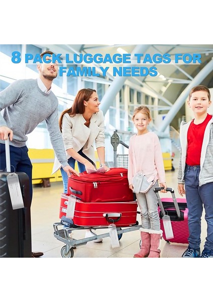 10 Paket Bavul Etiketleri Seyahat Bagaj Etiketi Tutucu Seyahat Bagaj Etiketi (Yurt Dışından) fırsatları