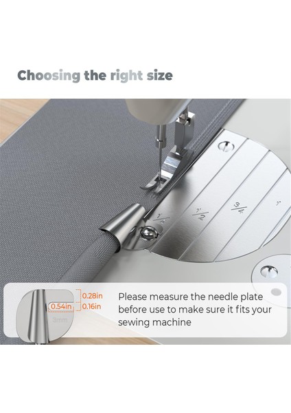 Dikiş Makinesi Için 8 Adet Evrensel Dikiş Rulo Kenar Ayağı 3-10MM (Yurt Dışından) fırsatları