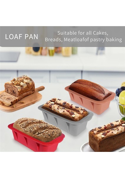 3 Adet Ekmek Kalıbı Somun Kalıbı Pişirme Için Silikon Kalıplar Silikon Ekmek Kalıbı (Yurt Dışından) indirimleri