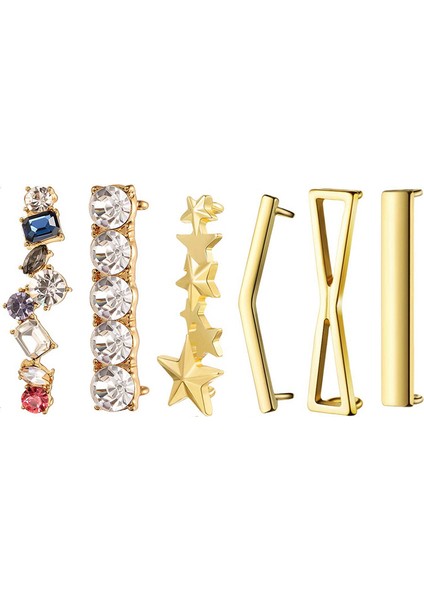 6 Adet Metal Ayakkabı Bağcığı Klipsleri Dekoratif Ayakkabı Klipsleri (Yurt Dışından) fırsatları