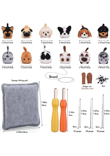 Iğne Keçeleme Seti 12 Parça Bebek Yünü Iğne Keçeleme Başlangıç Seti (Yurt Dışından) fiyatları