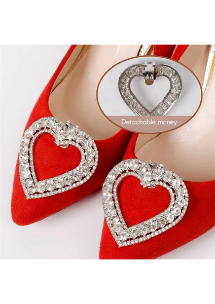 4 Adet El Yapımı Inci Kristal Kadın Gelin Ayakkabı Klipsleri (Yurt Dışından) indirimleri