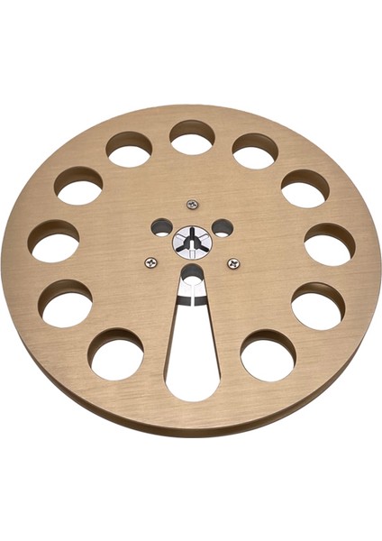 Yeni Analog Ses 7 Inç x 1/4 Inç Metal Bant Makarası -Nab Hub Açık Makara Ses Alüminyum Sarma Makarası 7 Inç (Altın) (Yurt Dışından)