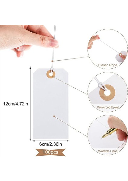 100 Delikli Pamuklu Elastik Çizgi Askılı Etiketler Kart Kart Etiketi Listeleme (Yurt Dışından) modelleri