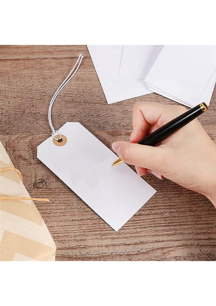 100 Delikli Pamuklu Elastik Çizgi Askılı Etiketler Kart Kart Etiketi Listeleme (Yurt Dışından) fırsatları