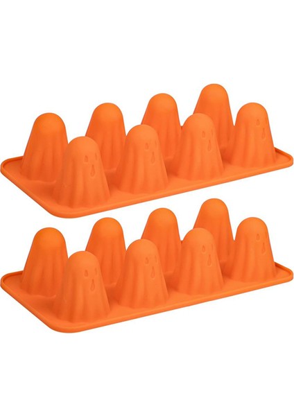 2 Paket Hayalet Çikolata Şekerleme Kalıpları Cadılar Bayramı Silikon Kalıpları (Yurt Dışından)