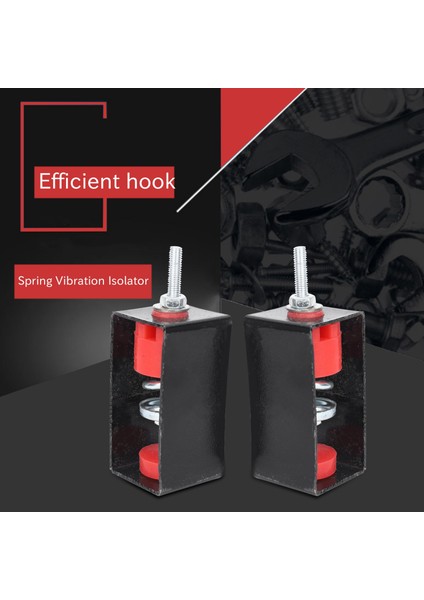 Elastomerik Askı - Yaylı Titreşim Izolatörü - Titreşim Önleyici Tavana Asma Montajlı - Stüdyo, Ev Sineması (2 Paket) (Yurt Dışından)