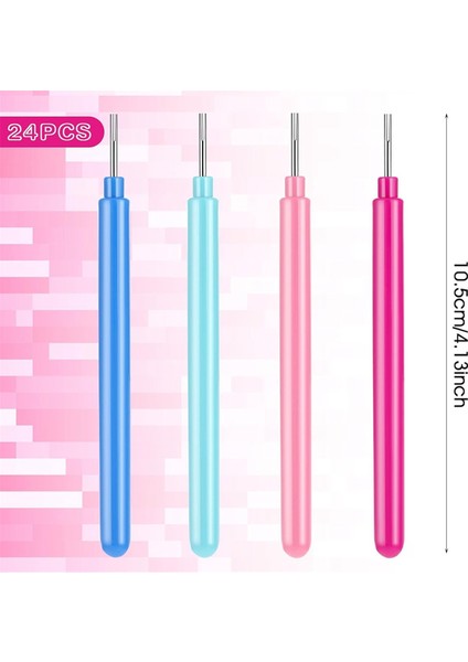 Kağıt Kıvırma Aletleri 24 Parça Kıvırma Kağıdı Yuvalı Alet Seti 4 Renk (Yurt Dışından) fiyatları