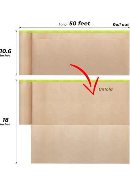 Boyama Için Önceden Bantlanmış Maskeleme Kağıdı 18 İNÇX50 Ayak Kağıt 3 Rulo (Yurt Dışından) modelleri