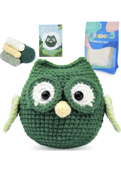 Yeni Başlayanlar Için Tığ Işi Seti Yetişkinler ve Çocuklar Için Tam Kendin Yap Hayvanlar (Yurt Dışından)