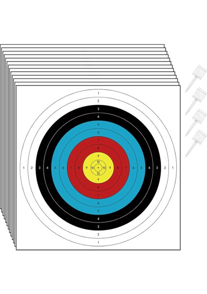 Avcılık ve Okçuluk Hedefleri Için 30 Adet Yay Ok Hedefleri Uygulama Parçaları (Yurt Dışından)
