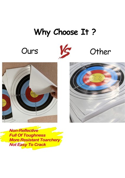 Avcılık ve Okçuluk Hedefleri Için 30 Adet Yay Ok Hedefleri Uygulama Parçaları (Yurt Dışından) fiyatları