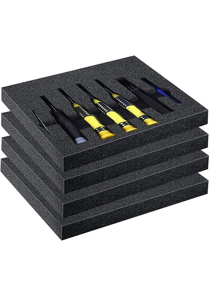 Paketleme ve El Sanatları Için 4'lü Poliüretan Köpük Ped Paketi (Yurt Dışından)