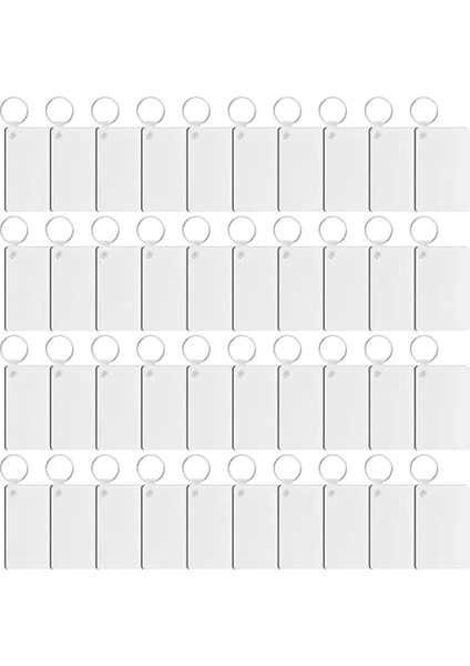 30 Adet Süblimasyon Anahtarlık Boşlukları Mdf Boş Tahta Kendin Yap ve El Sanatları Için (Yurt Dışından)