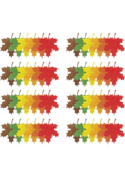 240 Adet Yaprak 6 Renk Şükran Günü Akçaağaç Yaprakları Etiketleri El Sanatları Dekoru Için (Yurt Dışından)