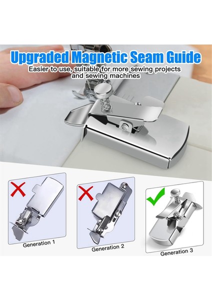 Dikiş Makinesi Için Geliştirilmiş Manyetik Dikiş Kılavuzu (Yurt Dışından) modelleri