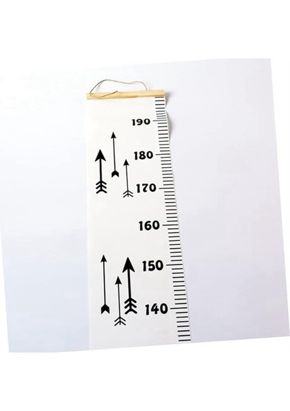 Bebek Büyüme Tablosu Tuval Çocuk Odası Için Duvara Asılan Ölçüm Cetvelleri (Yurt Dışından) fırsatları