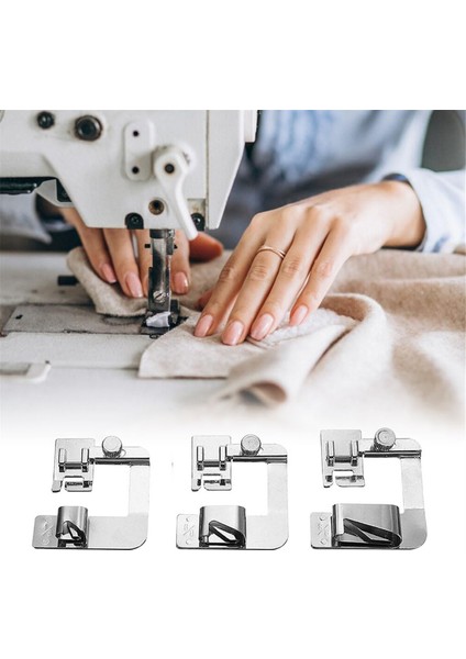 3 Boyut Genişliğinde Rulo Etek Basınç Ayağı 12 Inç 34 Inç 1 Inç (Yurt Dışından) fırsatları