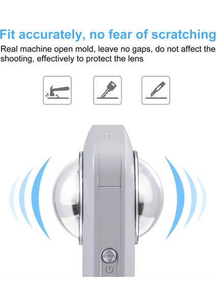 Lens Muhafızları Kapağı Rıcoh Theta Sc2/s/v Lens Kapağı Koruyucu Anti-Çarpışma Panoramik Kamera Aksesuarları (Yurt Dışından) fırsatları