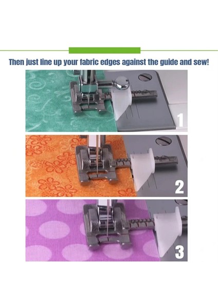 Kolay Dikiş Ayağı Düz Çizgi Dikin Ayarlanabilir Kılavuzlu Cetvel Dahil (Yurt Dışından) fırsatları