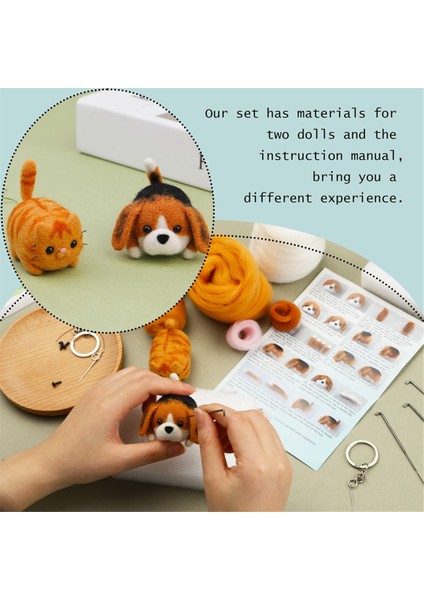 Iğne Keçeleme Seti 2 Adet Bebek Iğne Keçeleme Başlangıç Seti (Yurt Dışından) fırsatları