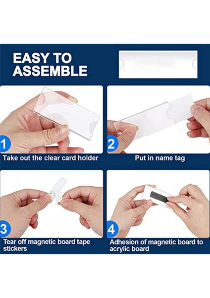 Manyetik Isim Etiketi Seti 3 Güçlü Mıknatıslı Manyetik Rozet Tutucular (Yurt Dışından) fırsatları