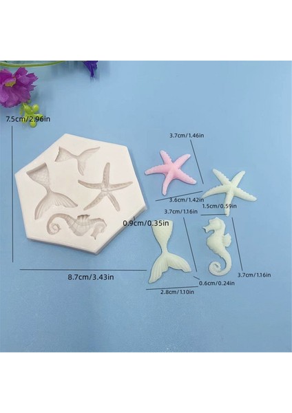 Deniz Kabuğu Silikon Kalıp Pişirme Pasta Dekorasyonu Epoksi Kalıp (Yurt Dışından) modelleri