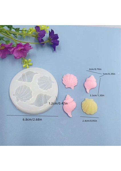 Deniz Kabuğu Silikon Kalıp Pişirme Pasta Dekorasyonu Epoksi Kalıp (Yurt Dışından) indirimleri